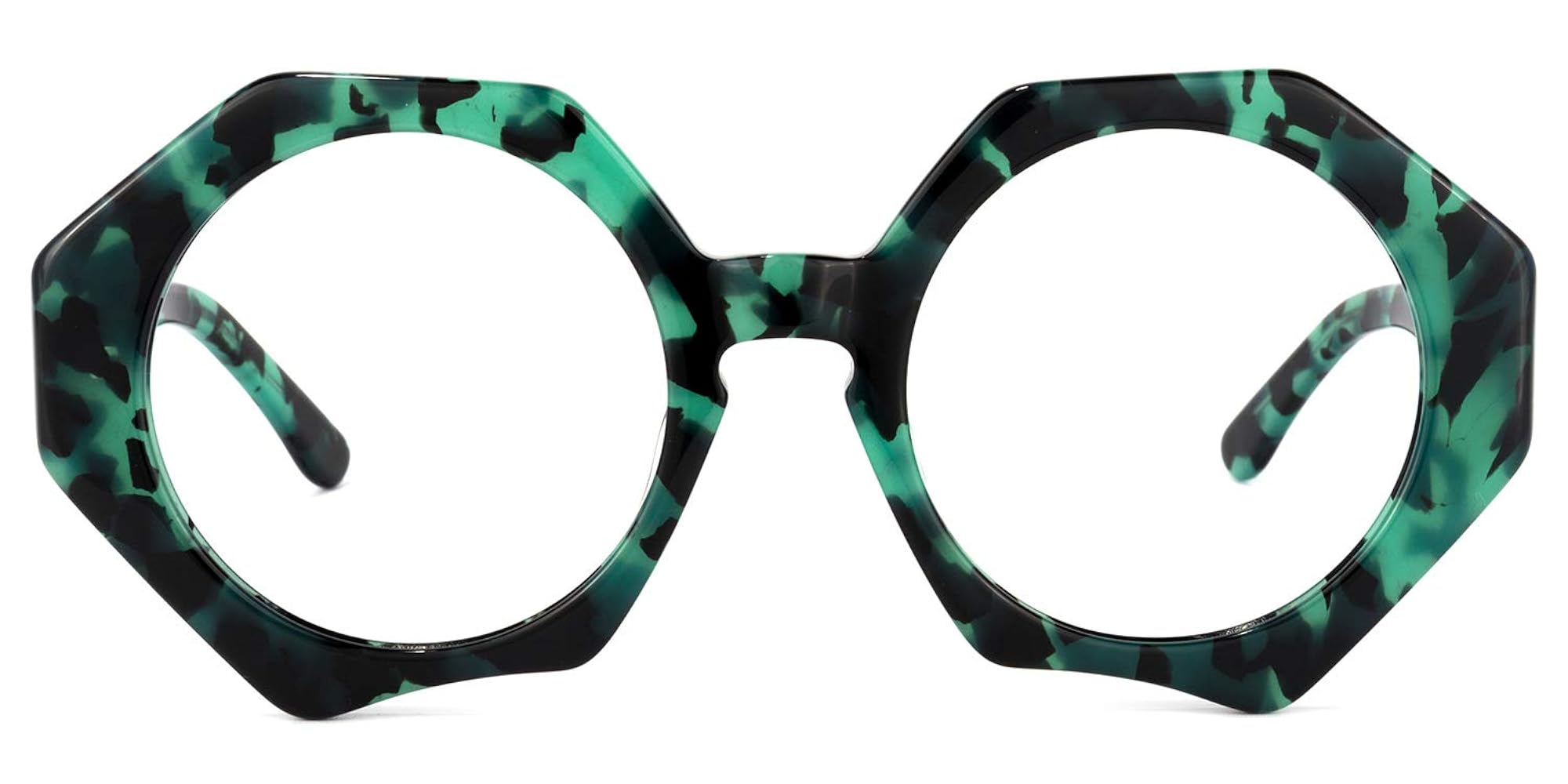 Zeelool Stylish Oversized Acetate Geometric Eyeglasses for