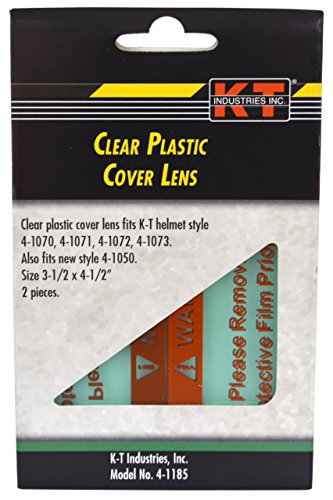 K-t industries 4-1185 welding helmet clear plastic cover lens