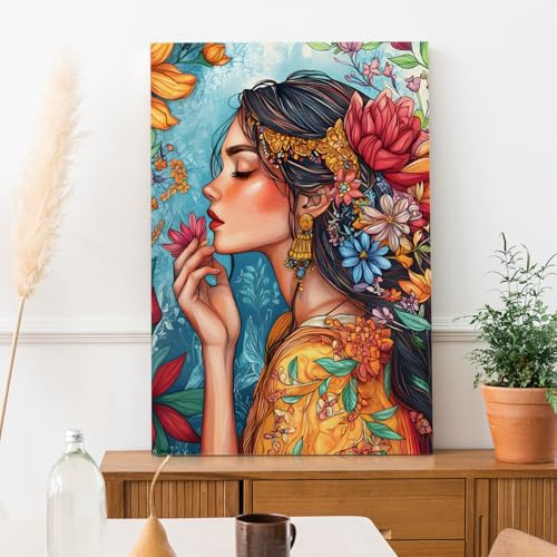 Image of PAPER PLANE DESIGN Modern Art Canvas Gallery Wrap Painting | Eclectic Modern Art Theme | Wall Art for Living Room, Bedroom, and Office Decor | Size 20 In x 30 In. (A)