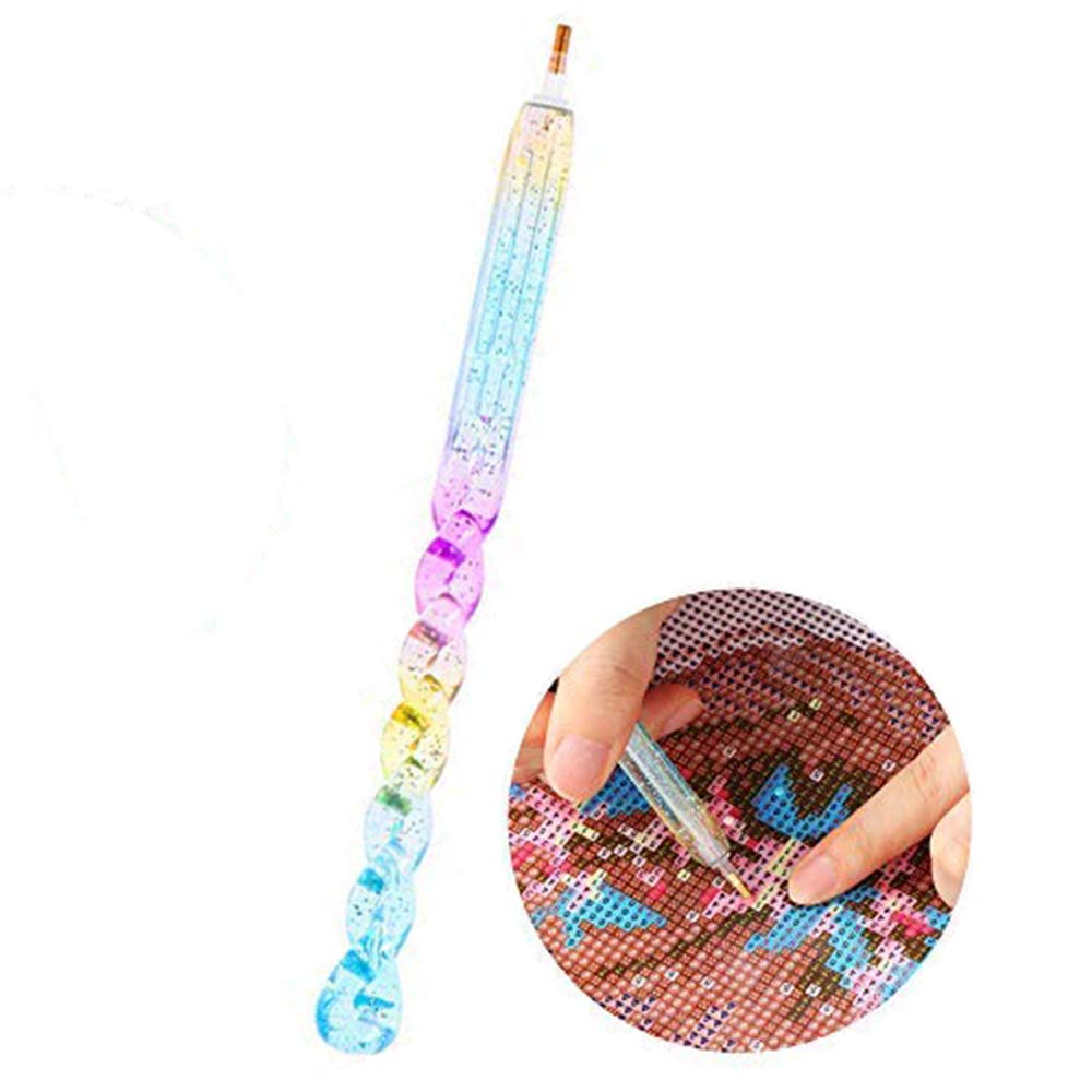 Oceaneshop DIY 5D Diamond Point Drill Pen, Embroidery Tool Painting Cross Stitch Accessories Sewing Crafts (1pc)