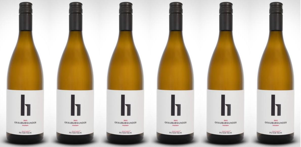 Grauburgunder 2024, Weingut Peter Hein, Nittel an der Mosel. Halbtrockener Weißwein, 6 x Flaschen 0,75l