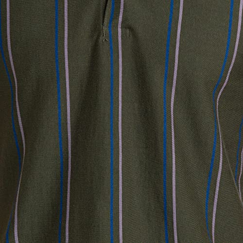 Image of Raymond Men Cotton Striped Regular Fit T-Shirt