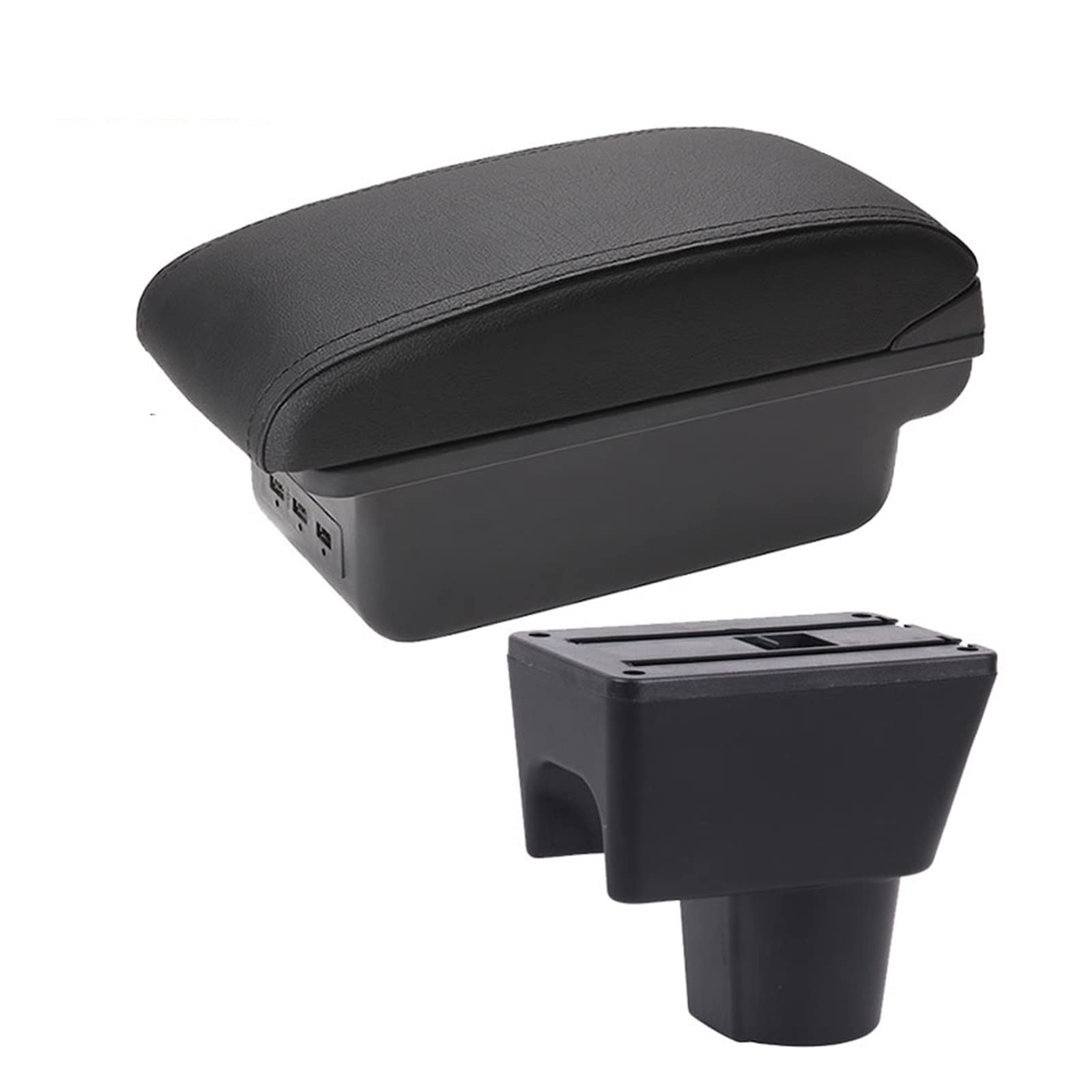 Baiqimv For Renault For Duster Car Armrest Box Car Armrest Retrofit Storage Box Car Accessories Interior Details(B2 3USB)
