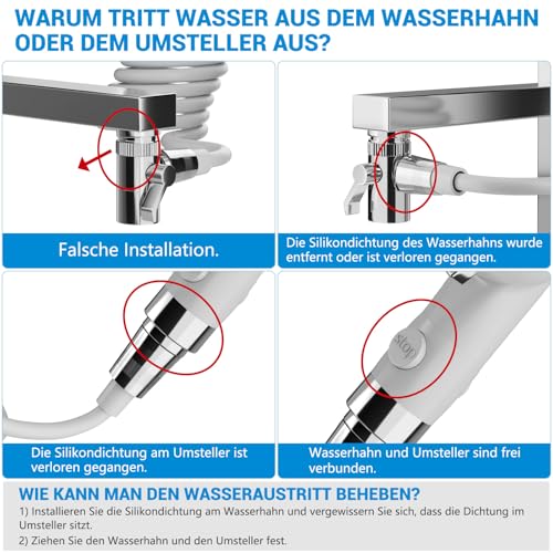 Handbrause für Waschbecken, Waschbeckenbrause mit Schlauch, Handbrause Duschkopf Set Mit Halterung, Waschbeckenbrause zum Haarewaschen, Wasserhahn, Bad für Behinderungen, Altere Menschen, Neugeborene