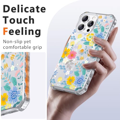 Coque iPhone 16 Pro Max MagSafe antichoc aux bords ondulés bouclés