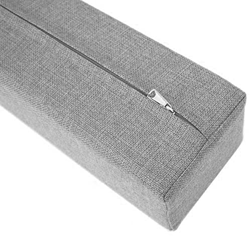 BOMATY King Size Bed Wedge Pillow Headboard Mattress Gap Filler, Rectangle Bolster for Bed Sofa, Bed Guard Mattress Extender, Armrest Long Pad, Twin, Twin XL, Full, Queen