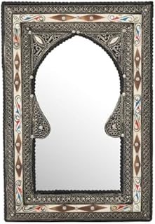 Comprar Espejo marroquí de Hueso Arco Blanco (60_x_40_cm)