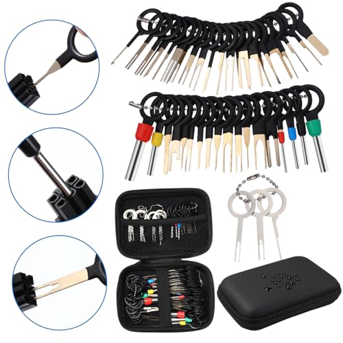 HANABASS kit extracteurs de cosses électriques outil de retrait de terminal multiple résistant - 7
