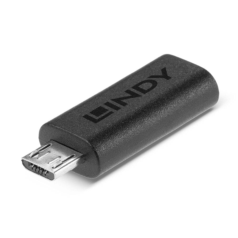 LINDY 41903 Adapter USB-C socket to Micro B connector USB 2.0 white