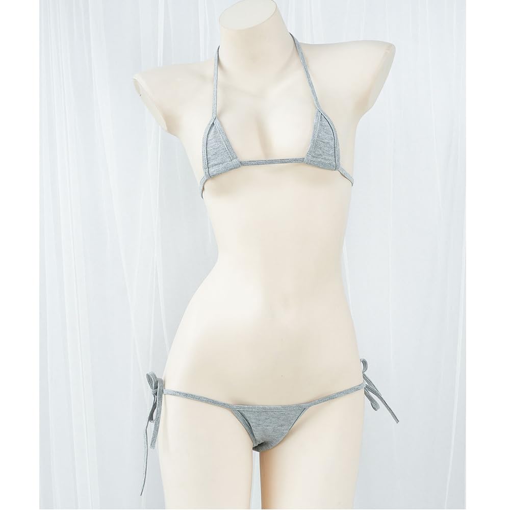 Women's sexy cosplay tight fitting anime cute jumpsuit anime Japanese cute lingerie with hat anchor performance suit: Grey