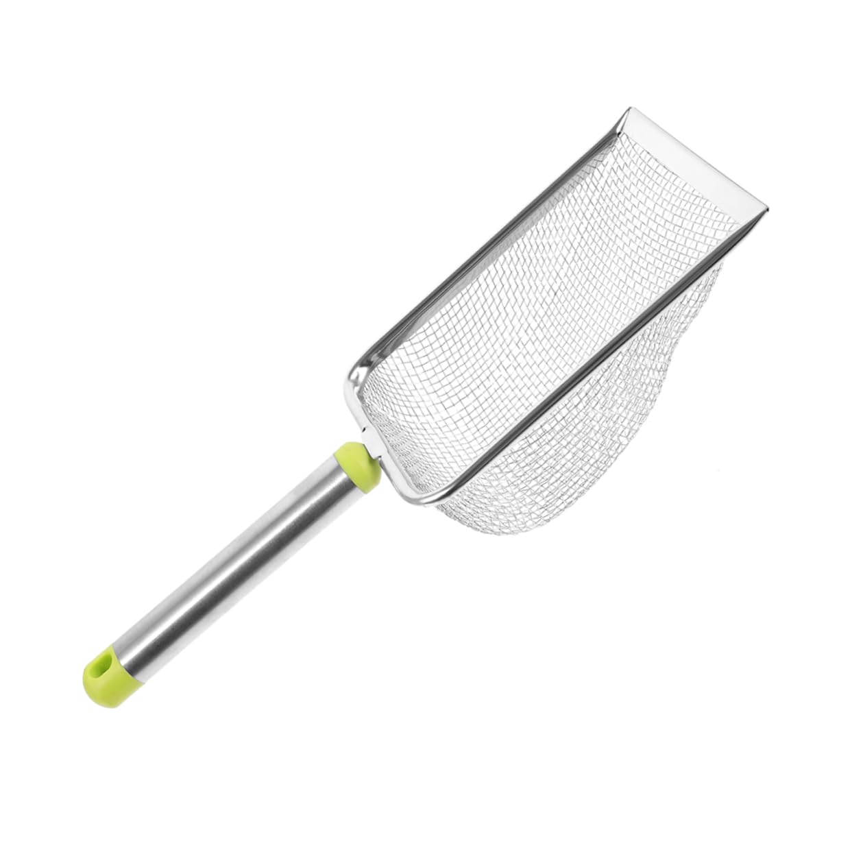 Sosoport 5pezzi Rastrello per Lettiera Acciaio Inox con Manico Ergonomico Scoop per Pulizia Lettiera Gatti con Design Ampio e Facile da Lavare Accessorio Pratico per La degli Animali