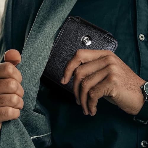 Short Casual Men's Wallet Multi Card,Ticket Holder Coin Purse - Black2