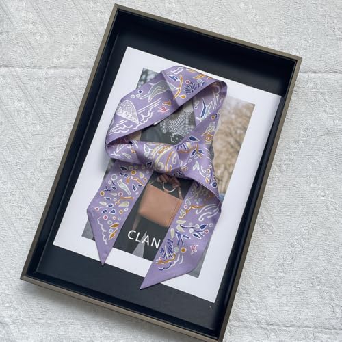 Image of Pure Mulberry Silk Scarf - Lightweight Neckerchief,Packed Handbag Band Hair Neck Scarves for Fashion Gifts