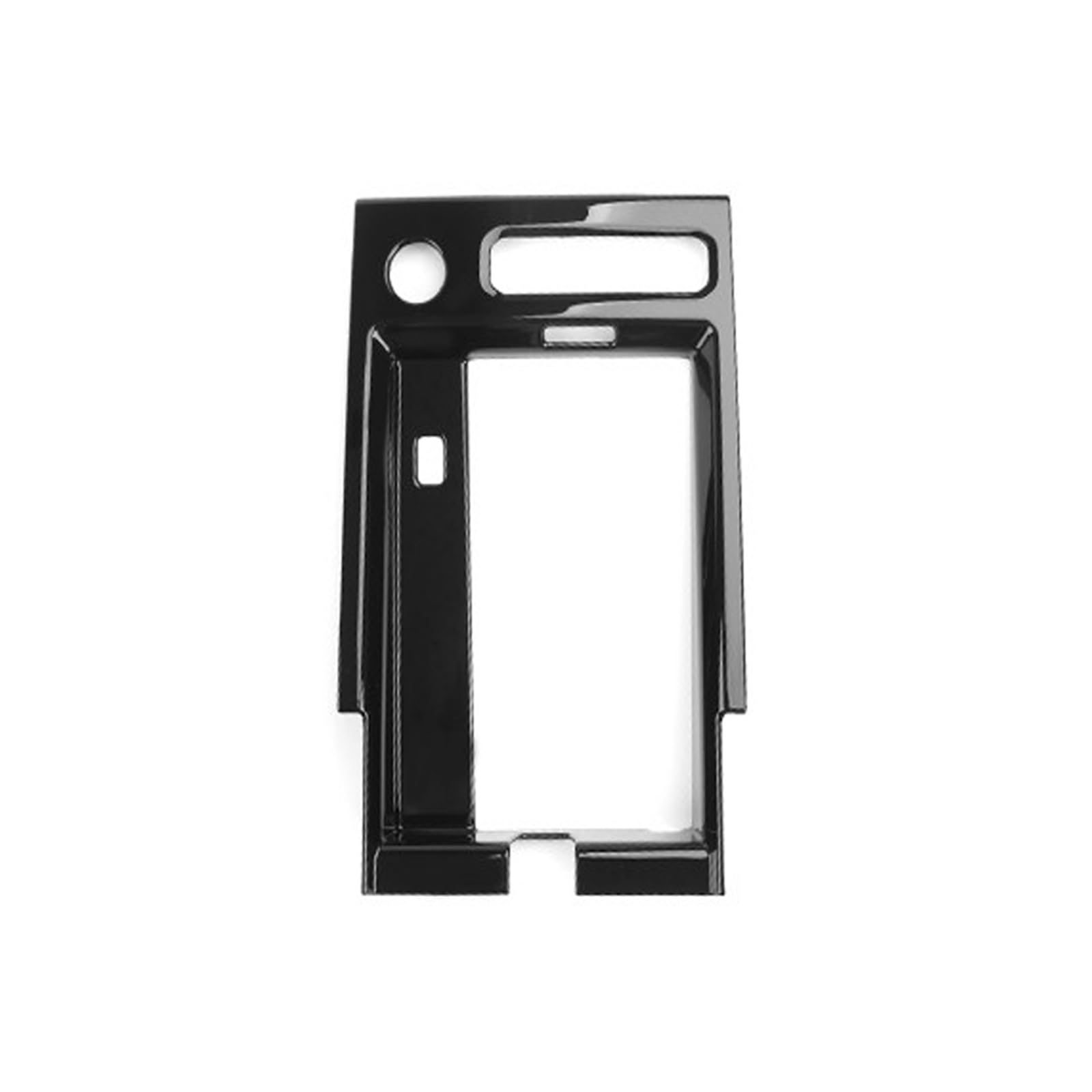Car Interior Trim Covers for Kia for EV9 LHD Auto Interior Central Control Panel Decal Console Wireless Charging Area Trim Frame Cover(Black)
