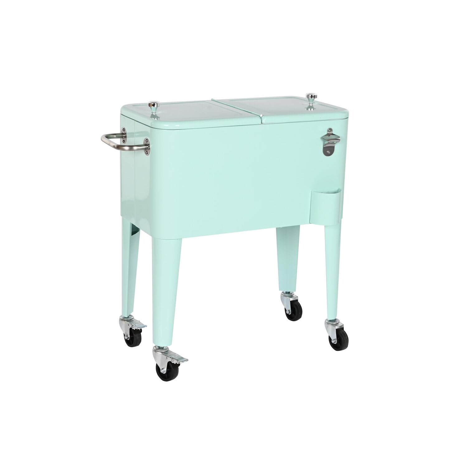 Nevera Acero PP 74x43x80 56 litros Azul Celeste | Alexandra House Living Nevera Acero Pp 74x43x80 56 Litros Azul Celeste