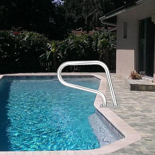 Barandal para piscina de acero inoxidable miniatura 1