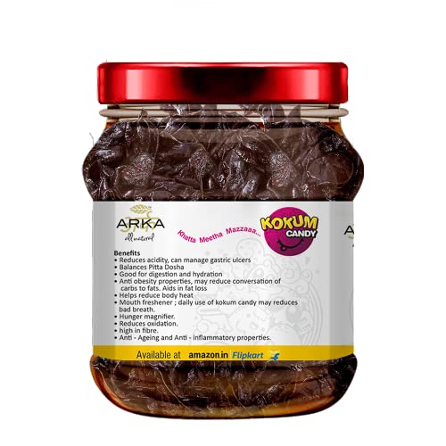 Image of Arka All Natural Kokum Candy, Khatta Meetha Tangy Chatpata, Good for Digestion - 200g