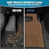 BDK ProLiner Floor Mats for Cars Trucks SUV, 3-Piece All-Weather Car Mats with Universal Fit Design, Durable Car Floor Mats with Capture Ridges, Waterproof Rubber Floor Mats for Cars (Beige) #4