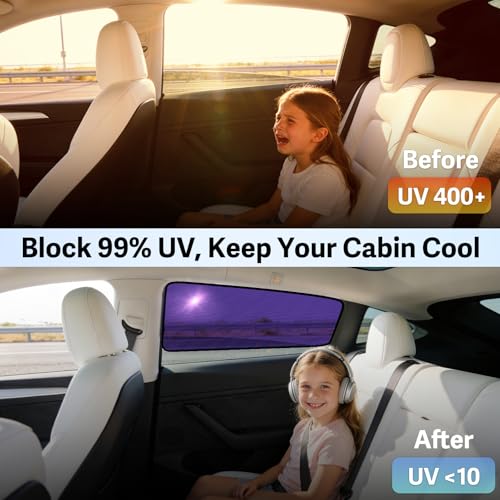 ZATOOTO Tesla Model 3 Car Window Shade 2018-2026, Block Harsh Sunlight by ZATOOTO - Image 4