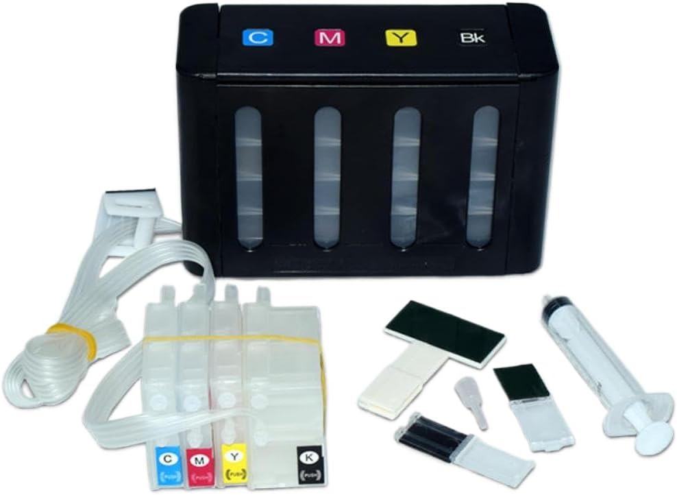 Ink Cartridge Compatible with 711 Ciss Continuous Ink Supply System T120 T520 with Empty Ink Cartridge for 711 ARC Chip