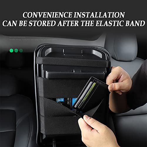 Turcee Leather Car Center Console Cover Compatible With Tesla Model 3 Model Y,All Around Protection/Extended Center Console Organizer Design - The Most Practical Car Armrest Cover #TOP4