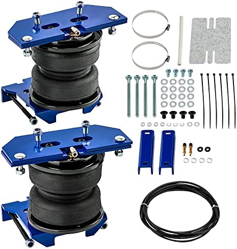 maXpeedingrods Air Bag Suspension Kit, up to 5000 lbs, Air lines, valve, Mounting Bracket, Hardware for Dodge Ram 2500 2003-2013 4WD, for Dodge Ram 3500 2003-2018 4WD