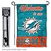 Dolphins Welcome to Our Home Garden Flag and Flagpole Mount