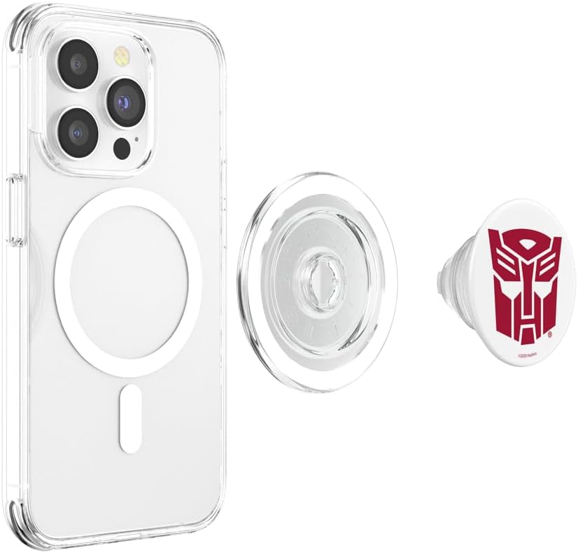 Transformers Autobots Red Outline Robot Logo PopSockets PopGrip for MagSafe