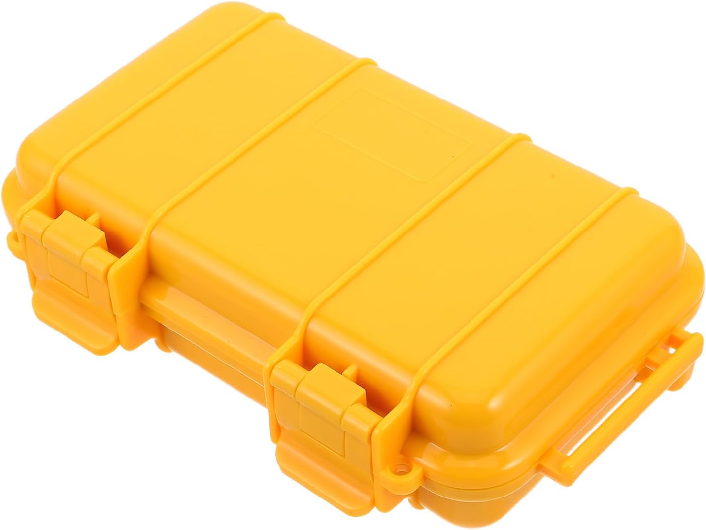 Toyvian Small Waterproof Box for Phones and Valuables, ABS Yellow
