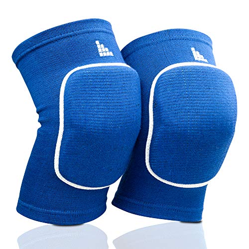 Rodilleras de tejido transpirable de LAUTER SCHUTZ®, con almohadilla para la rótula para voleibol, balonmano, baile y más (talla M)