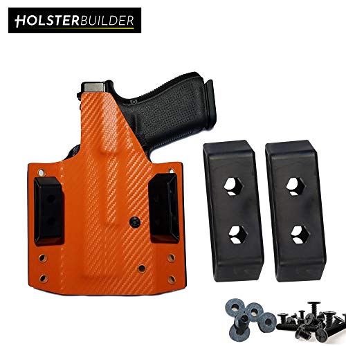 Holsterbuilder Tacware Owb Loop With Hardware - The Ultimate Solution For Secure And Adjustable Holster Mounting With Double Holes, 1/4 Hexagon Bit-Fit Holes, And Fits 1.5" To 2.00" Belts #TOP1