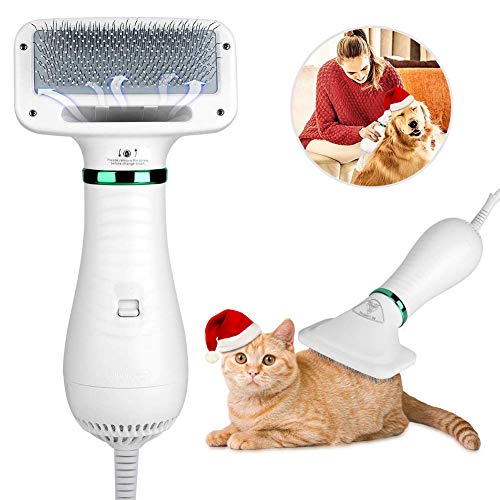 YOUTHINK Pet Hair Dryer, 2 in 1 Dog Grooming Dryer Pet Hair Comb