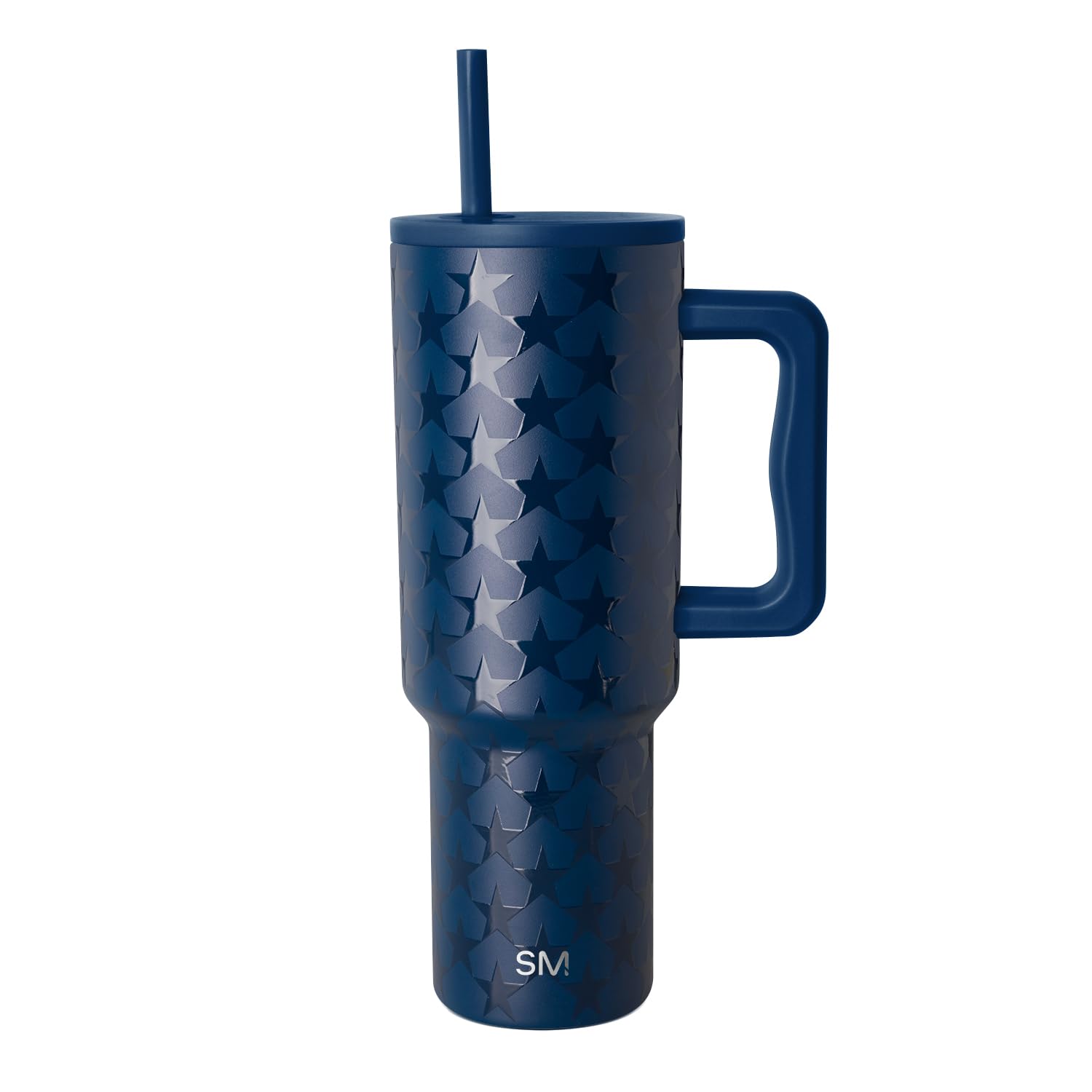 Simple Modern Tumbler with Handle and Straw | 40oz | Stars