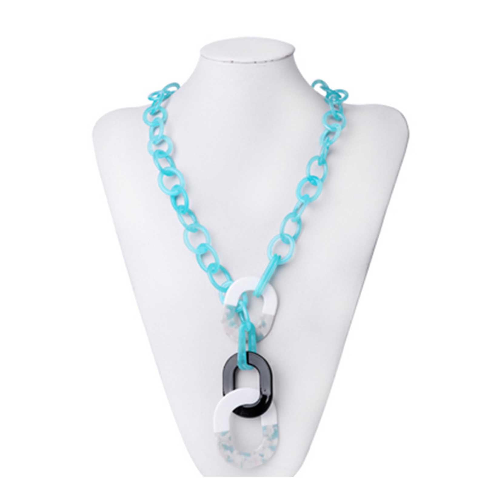 Collana di Dichiarazione Lunga 28,7 Pollici per Le Donne, Collana Grosso a Mano di Boho Chic per Donne, Eleganti Gioielli in Costume Bohémien per Donne D