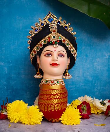 dalvkot Beautiful varamahalakshmi pop face Festival Decoration.