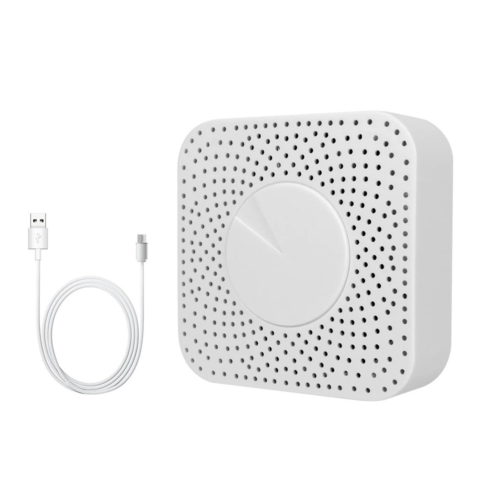 Inteligentny Dla Domowego Biura 6-w-1 Miernik CO2 WiFi Monitor Jakości Powietrza PM2.5 Formaldehyd TVOC Czujnik Temperatury I Wilgotności Dokładne Monitorowanie Czasie Rzeczywistym