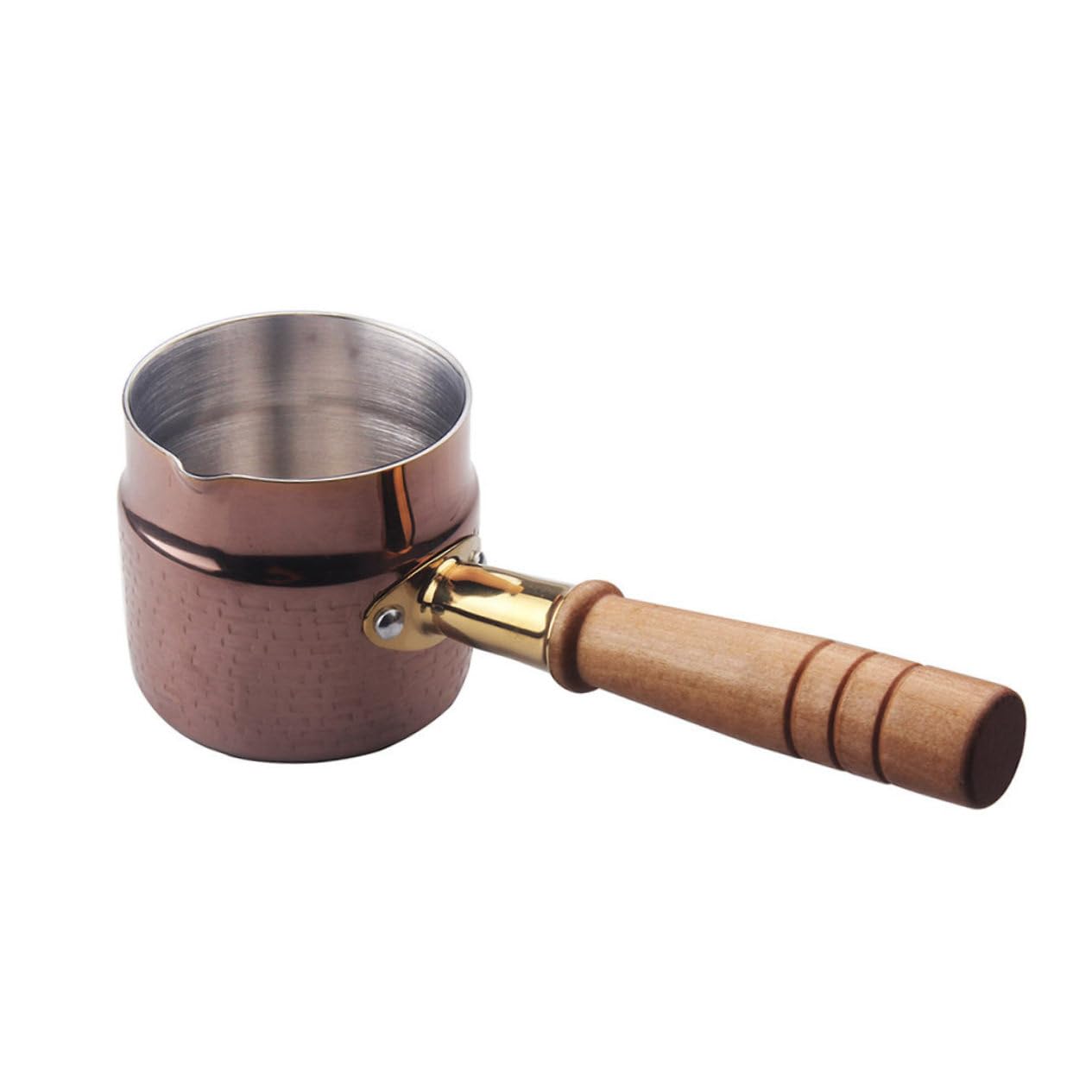 PRETYZOOM 1pc Melting Pot with Handle for Chocolate Butter and Cheese Cooking Bowl for Sauces and Desserts for Indirect Heating and Easy Melting