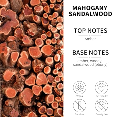 Image of 2-Pack Car Fresheners Long Lasting & Car Deodorizer - Mahogany Sandalwood Hanging Car Air Freshener for Men and Women, Car Necessities & Scent Diffuser by VUTOLLOSA
