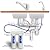 Premium Under Sink Direct Connect Two Stage Water Filtration System with 100% Lead-Free Chrome Faucet -Removes Chlorine, Bad Tastes, Odors and 99.99% of Contaminants