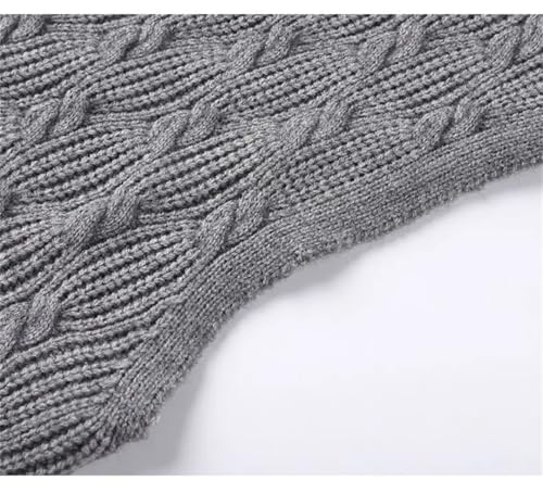 Men Vintage Business Knitted Sweater Vest Solid V Neck Sleeveless Loose Pullover Waistcoats4