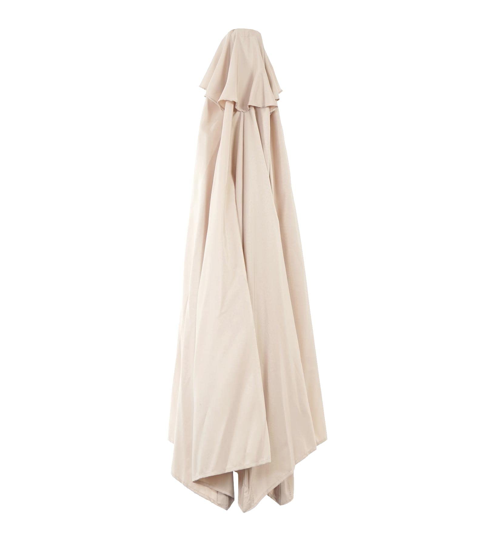 Mendler Funda de repuesto para sombrilla semicircular Parla, 270 cm, color crema