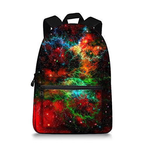 JeremySport TrendyMax Galaxy Pattern Grade Backpack for Elementary Kids