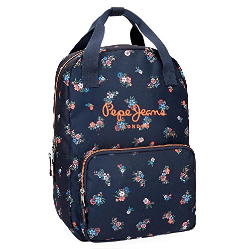 Preisvergleich Produktbild Pepe Jeans Sira Rucksack, 40 cm, 15.6 liters, Blau (Azul)