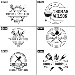 Personalized Barbeque and Grilling Gift for Fathers Day, Birthday, Anniversary, Christmas, Men, Husband, Dad, Grandpa, Him, Custom Wood Grill Cutting Board for Men, BBQ Masters, Chefs, Customized Wood Personalized Barbeque and Grilling Gift for Fathers Day Birthday Anniversary Christmas Men Husband Dad Grandpa Him Custom Wood Grill Cutting Board for Men BBQ Masters Chefs Customized Wood