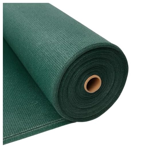 Unbekannt Schattiernetz 55% 60g/m2 Schattiergewebe Sonnenschutz Zaunblende 6 Größen (1,5x25m)