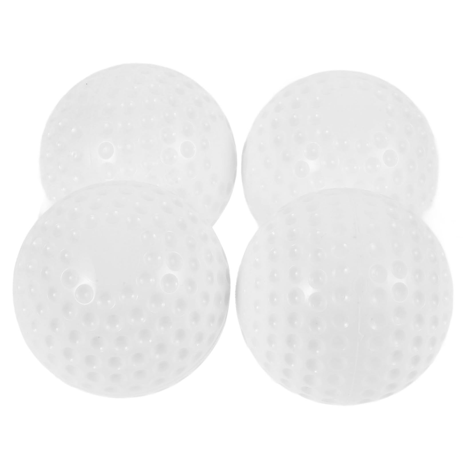 HONMEET 4pcs Training Baseballs for Pitching Machine Softball Balls for Outdoor Practice Easy to Store