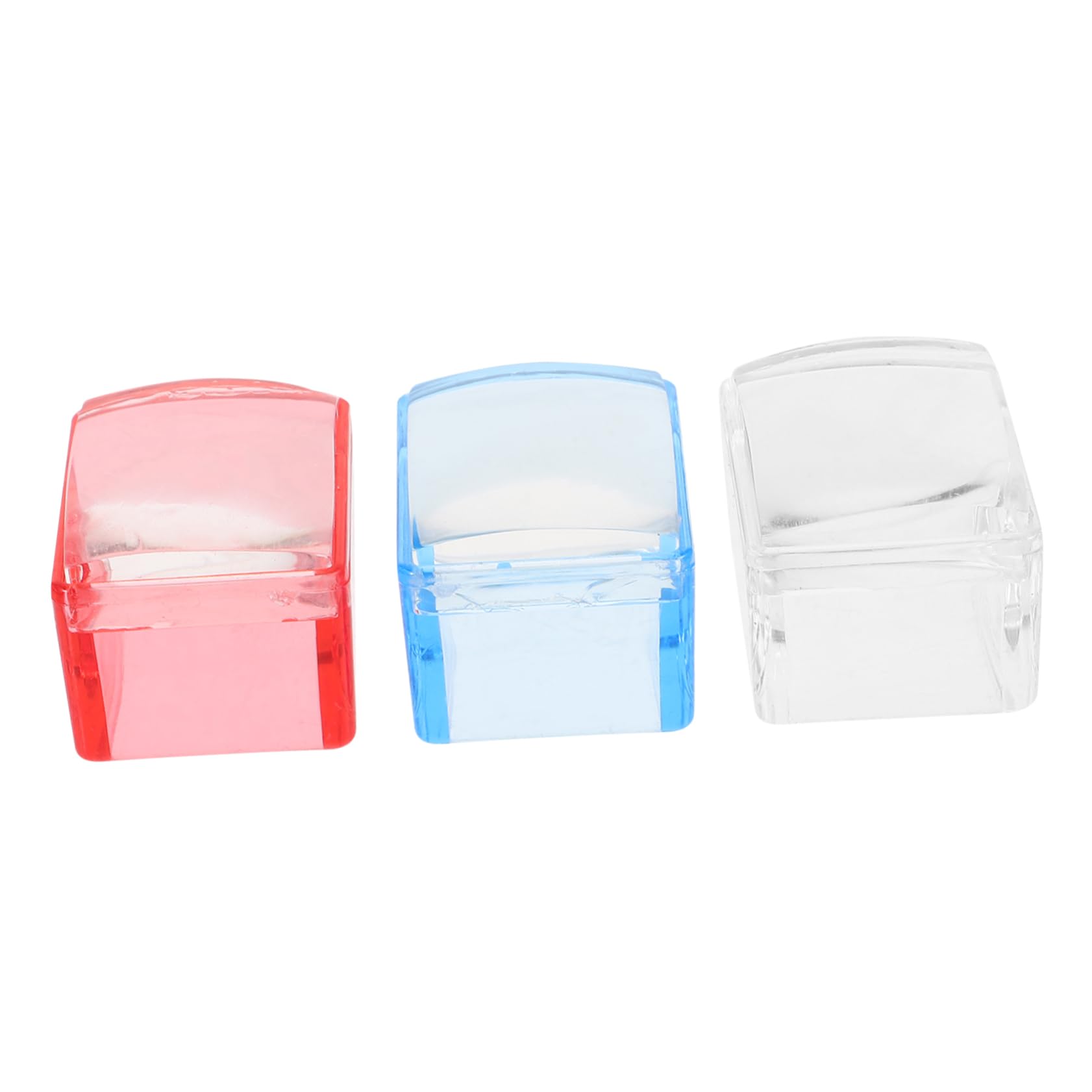 FOMIYES 15 Juegos De Estampado De Uñas Transparente Estampador Transparente Para Uñas Arte Para Uñas DIY Estampadores De Uñas Kit De Esmalte De Uñas De Gel Manicura De Uñas Francesa