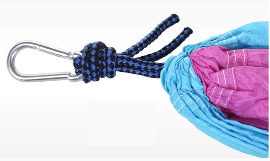 Amaca da campeggio singola portatile, paracadute in nylon leggero