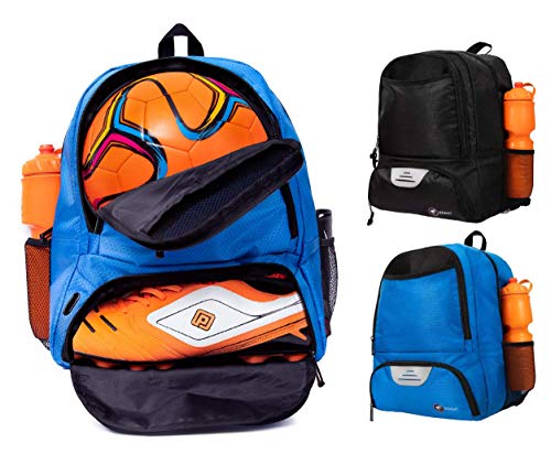 ERANT Soccer Bag for Girls â€“ Soccer Backpack for Boys â€“ Soccer Bags for Boys â€“ Girls Soccer Bags with Ball Holder â€“ Soccer Backpack for Girls â€“ Kids Soccer Bag Kids (Blue)