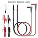 WGGE WG-011 Soft Silicone Test Lead and Safety Alligator Clips,Multimeter Test Leads Kit CAT III 1000V & CAT IV 600V with Threaded Alligator Clip, for Fluke/AstroAI/KAIWEETS/INNOVA Multimeter